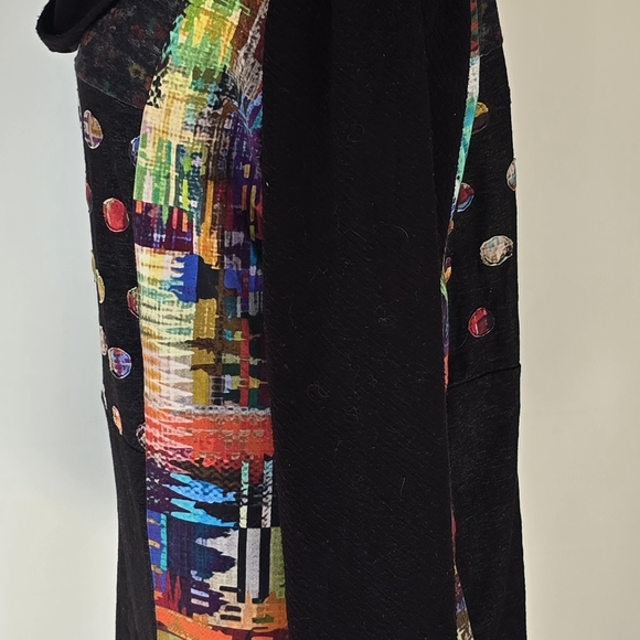 Multicolor Patchwork Long Sleeve Top - Picture 4 of 9